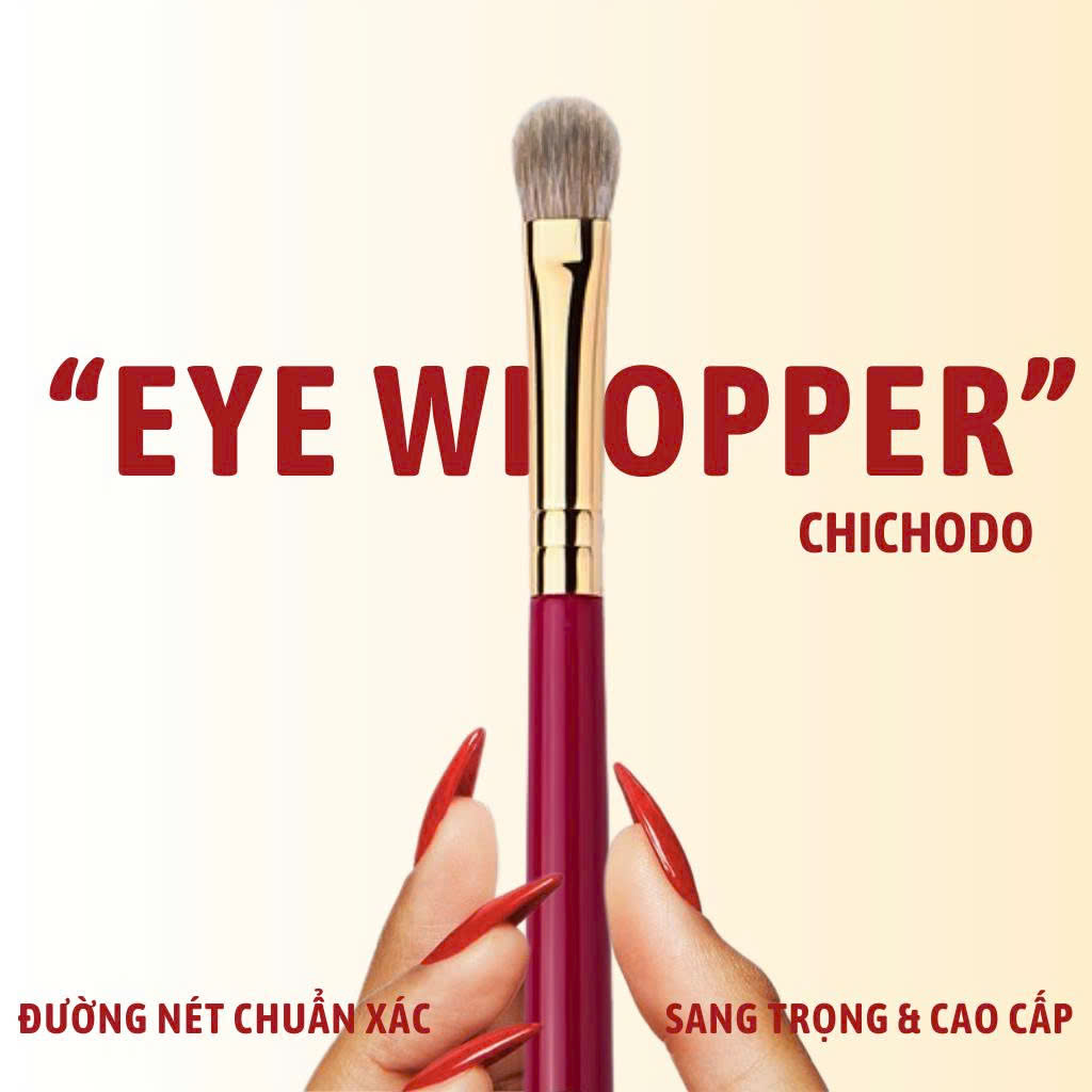 Cọ Tán Bầu Mắt, Nhũ, Đuôi Mắt CHICHODO Eye Whopper C115 Lông Tự Nhiên Mềm Mịn Bám Phấn Tốt